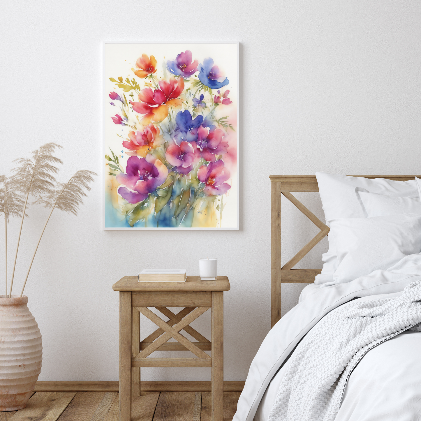 Watercolour Flower Bunch
