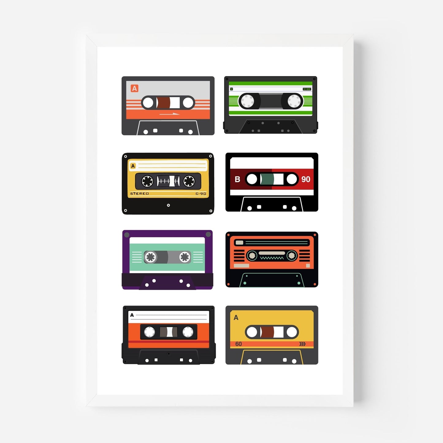 White Tape Cassette