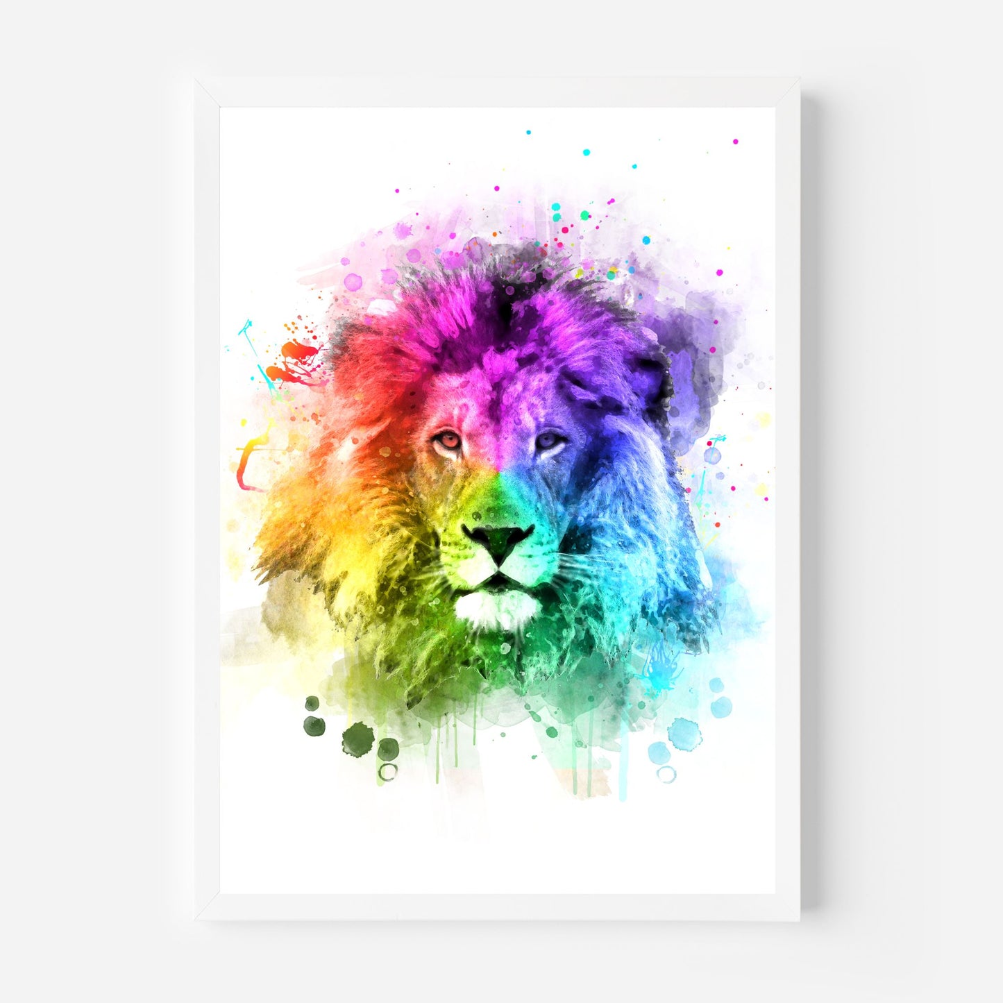 Watercolour Lion