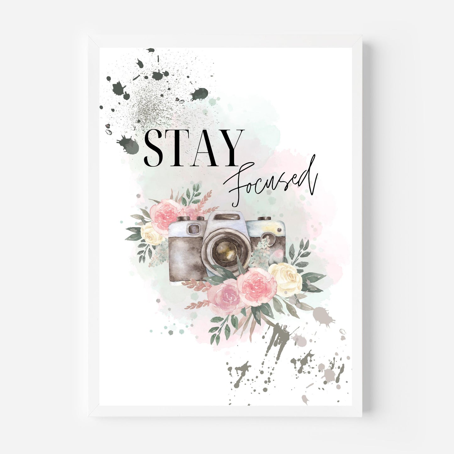 Pink Floral Camera