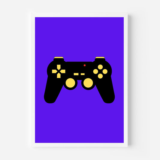 Purple Gaming Controller