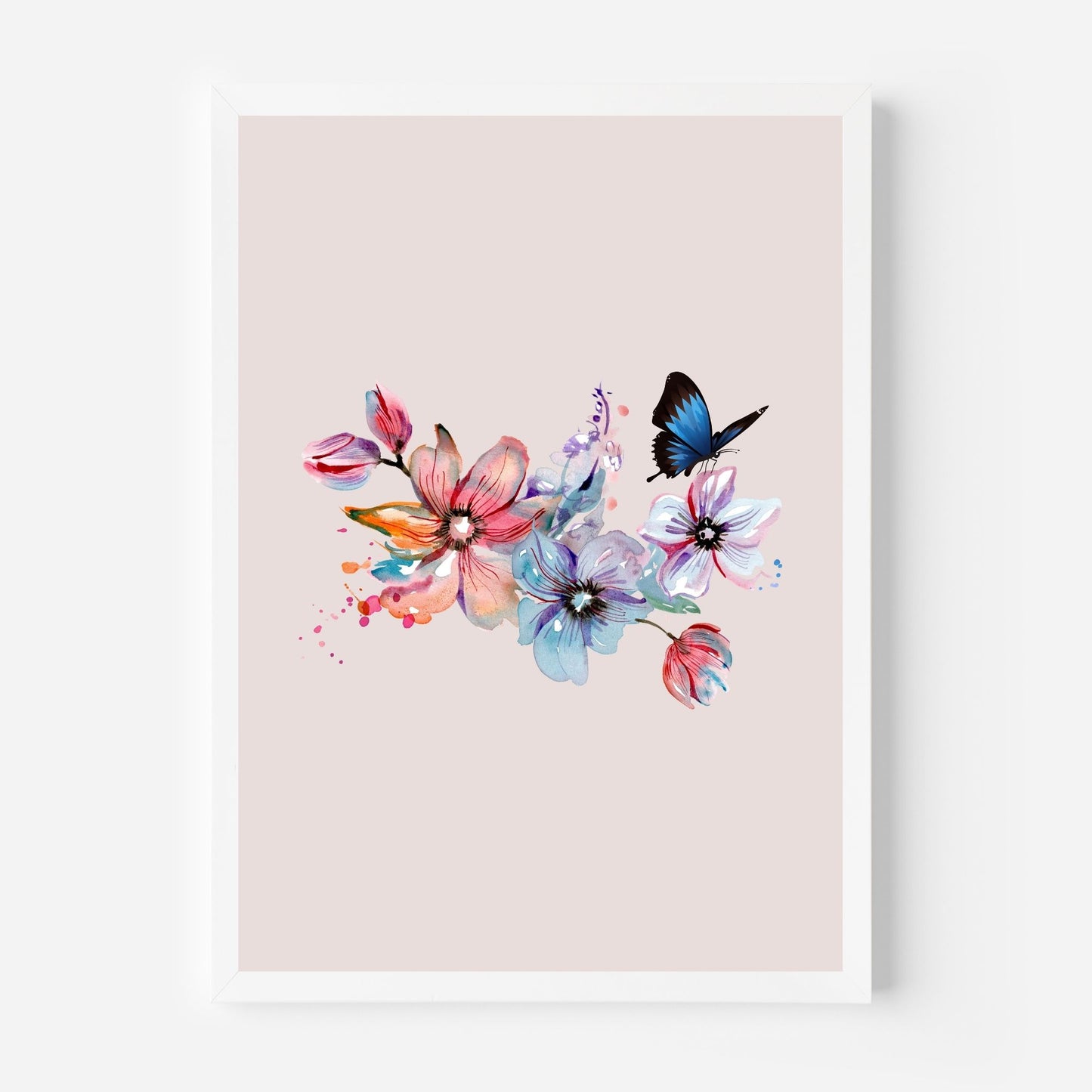 Minimalist Floral Pink