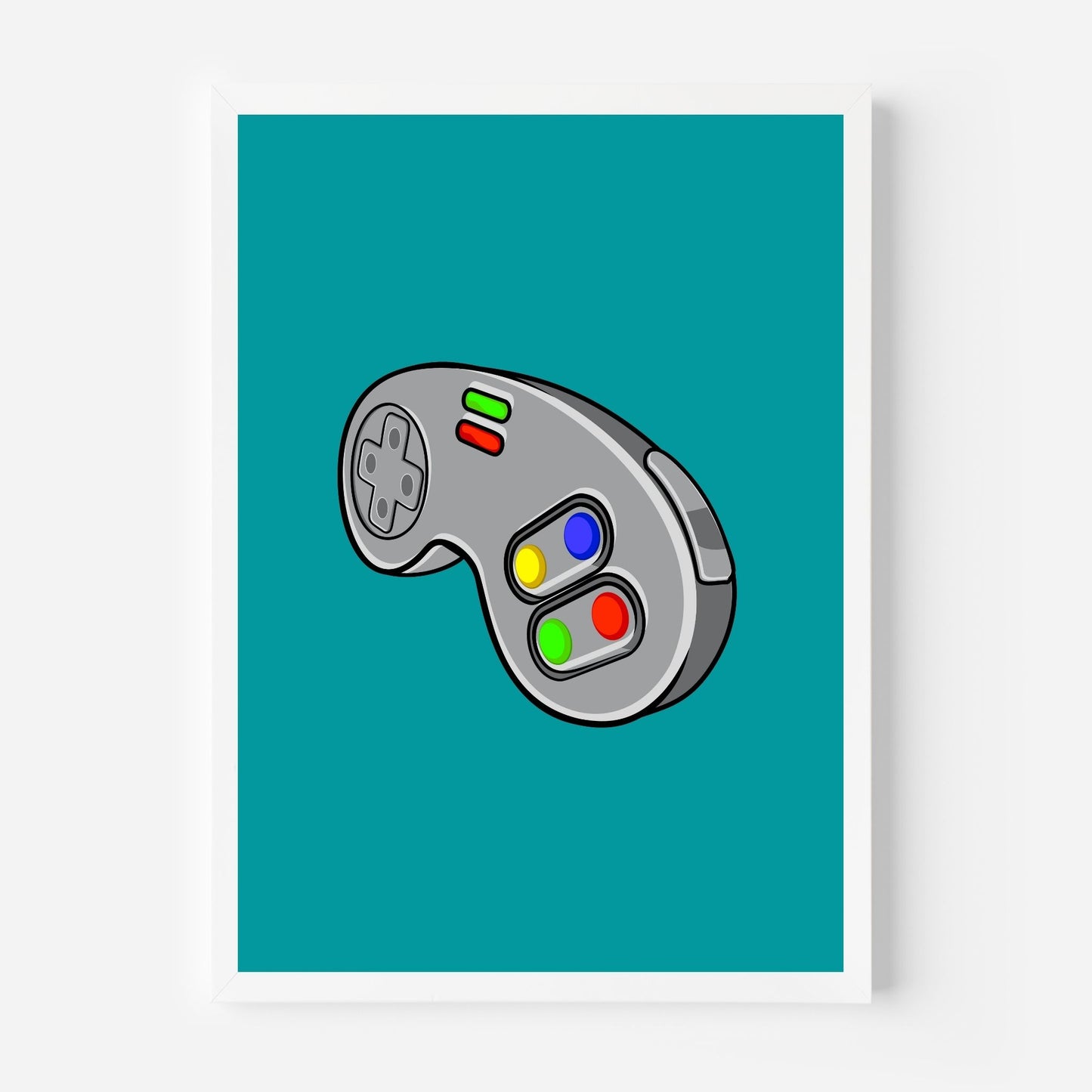 Green Video Game Controller