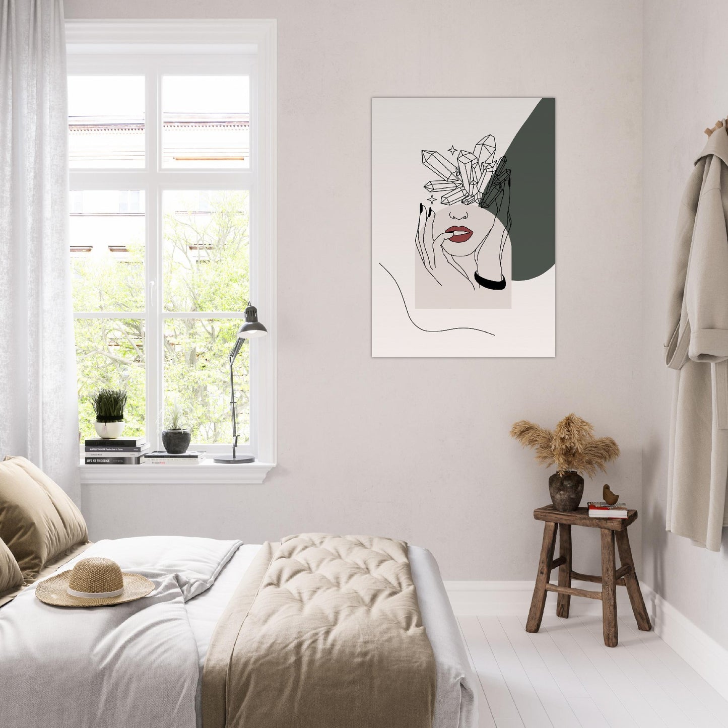 Abstract Modern Feminine