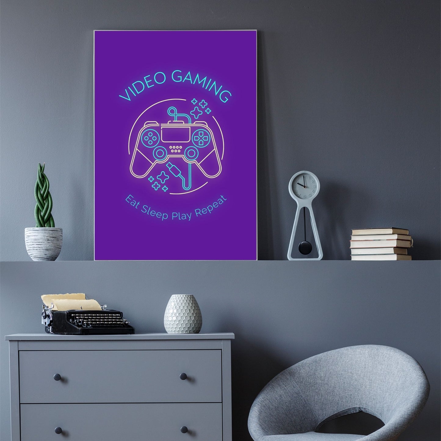 Purple Gaming Art