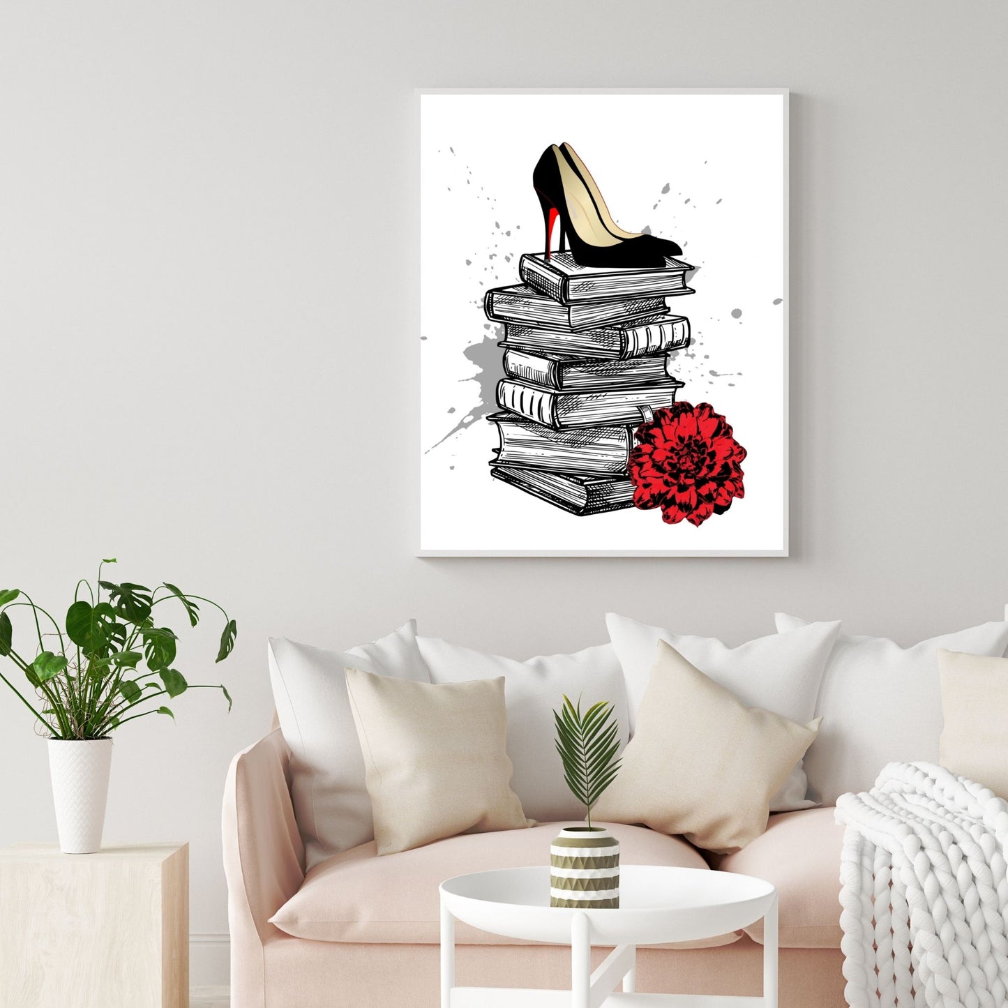 Books and heels
