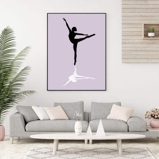 Ballet Dancer Purple