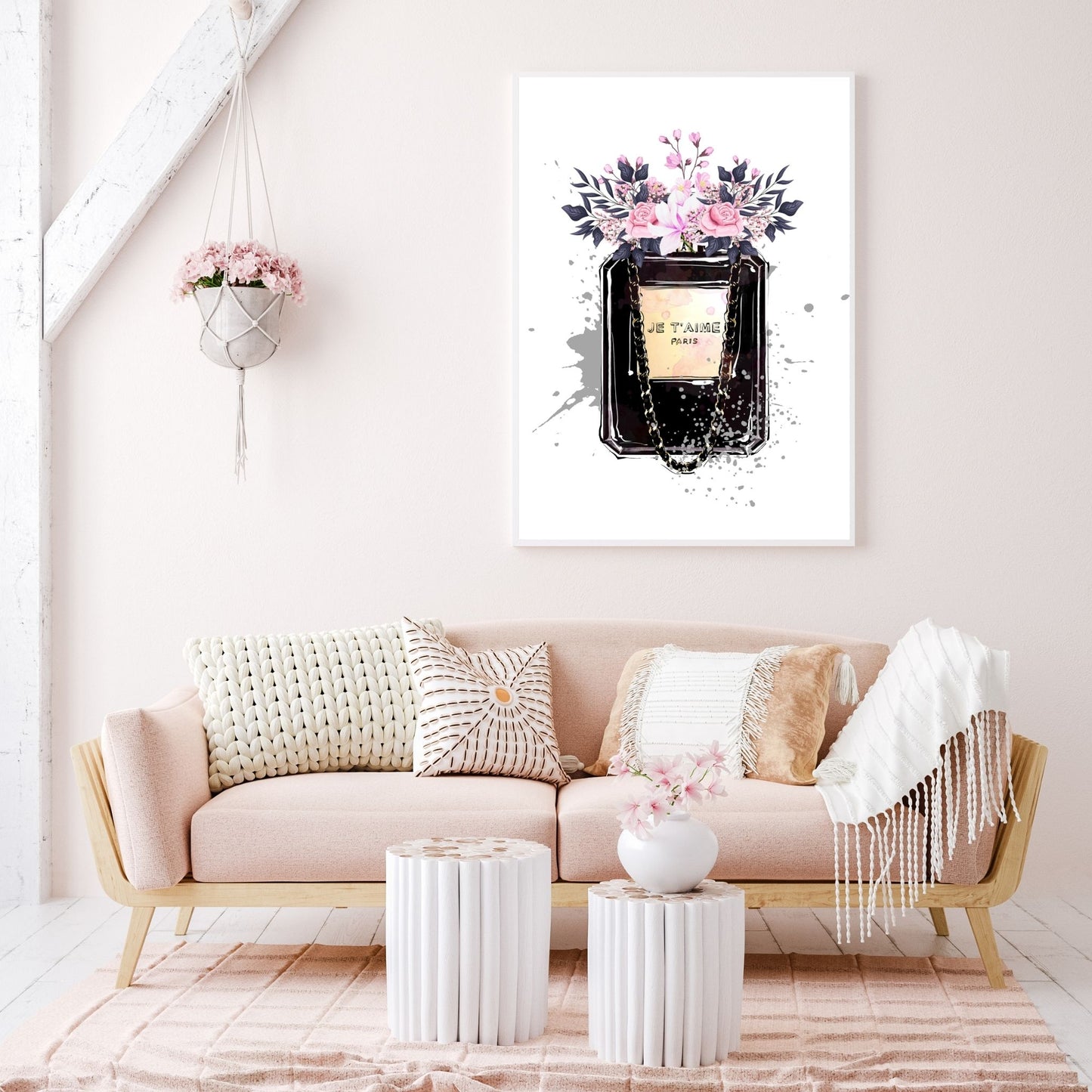 Black Perfume With Flowers