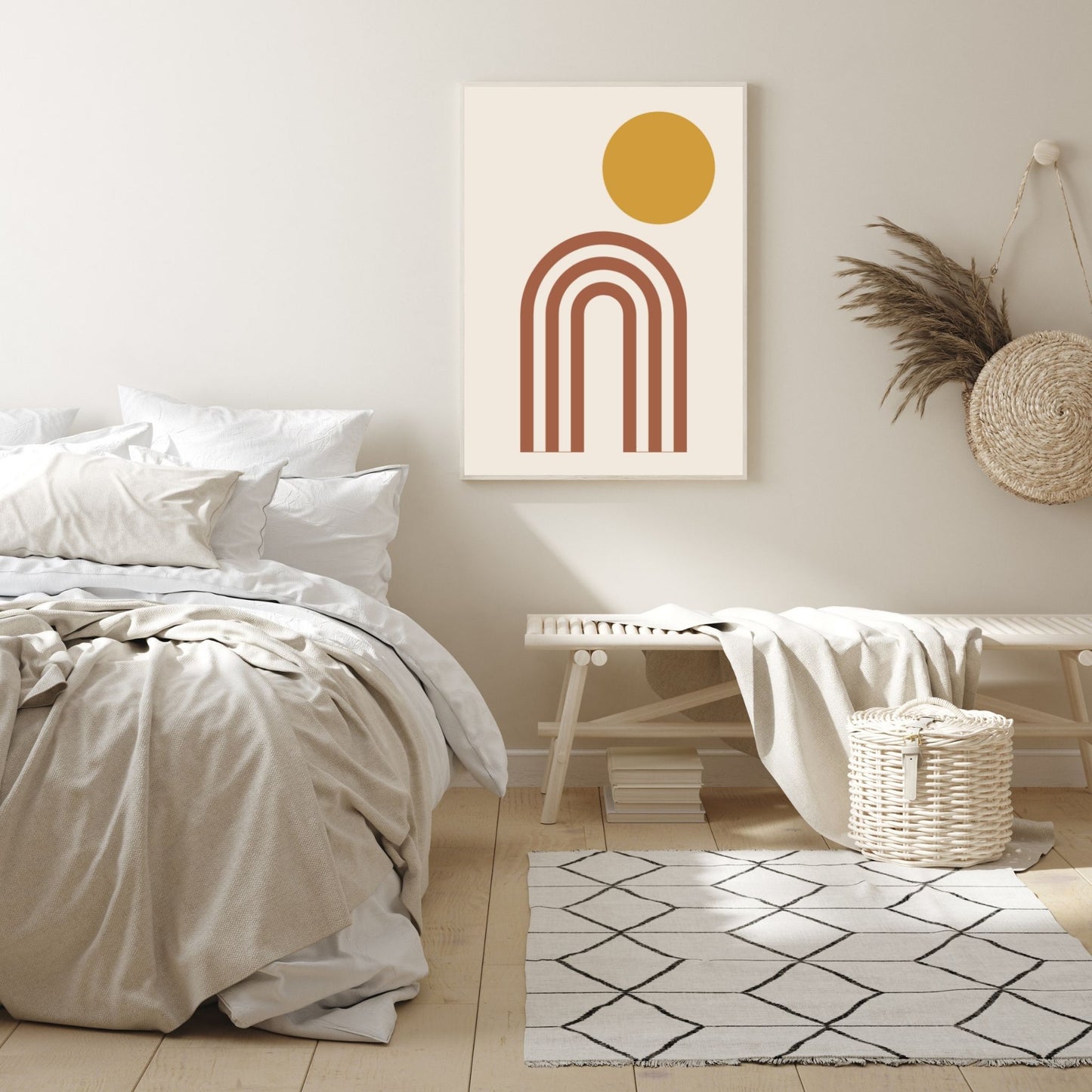 Boho Neutral Rainbow