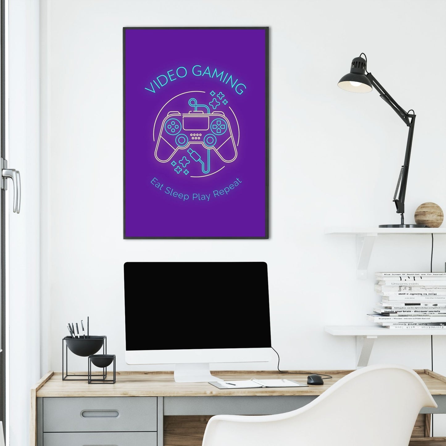 Purple Gaming Art