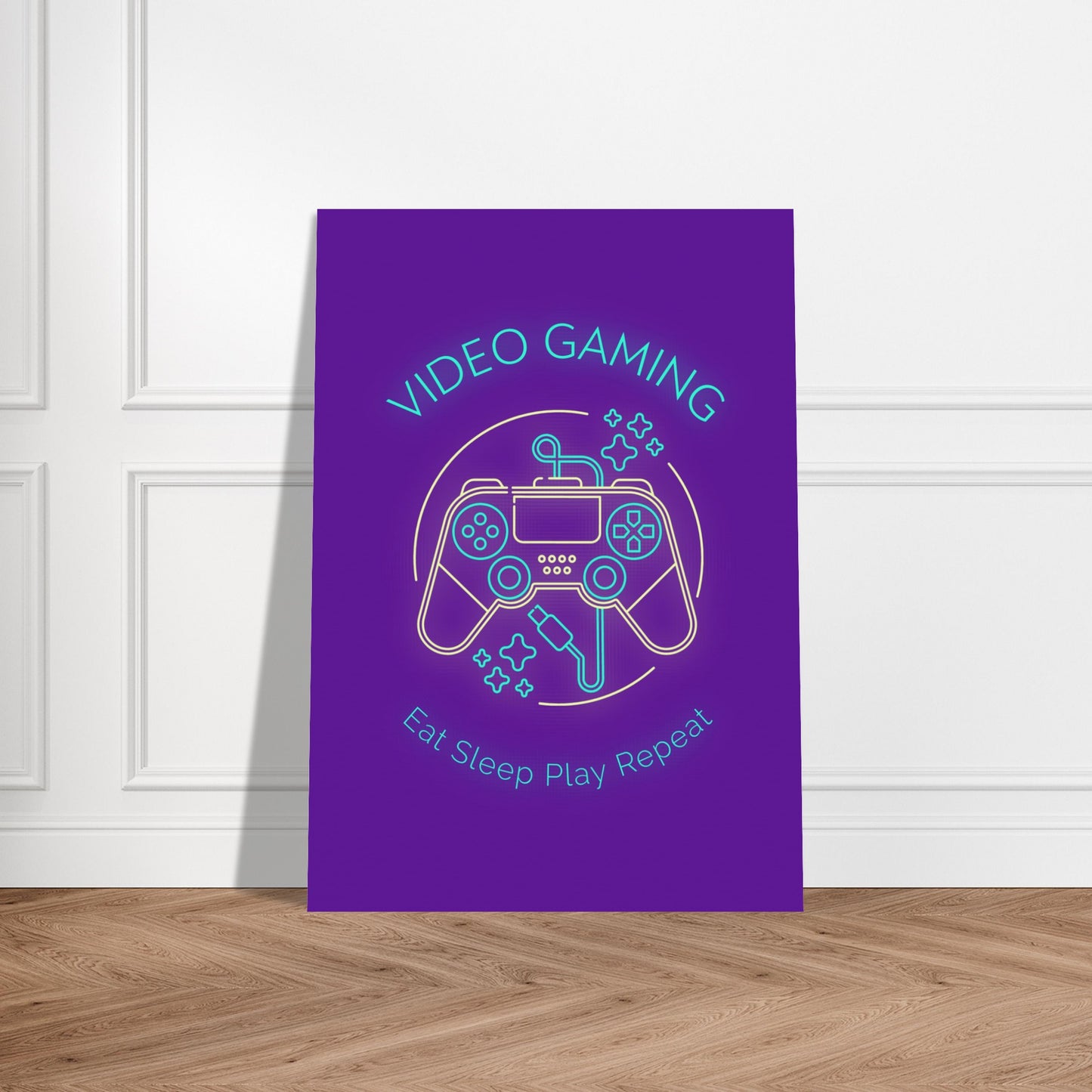 Purple Gaming Art