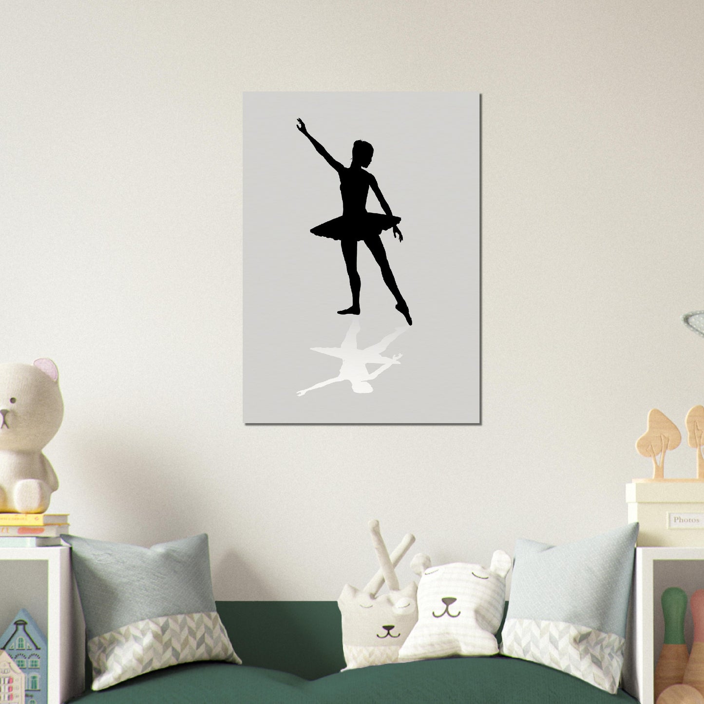 Ballet Dancer Grey