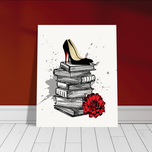 Books and heels