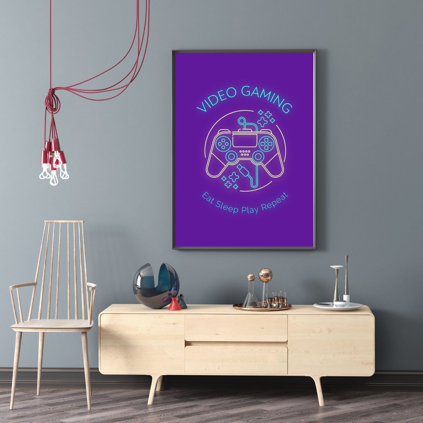Purple Gaming Art