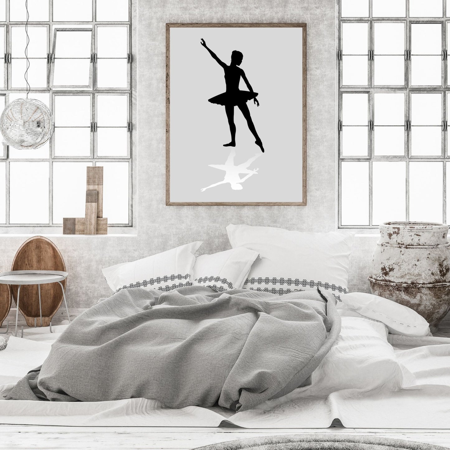 Ballet Dancer Grey