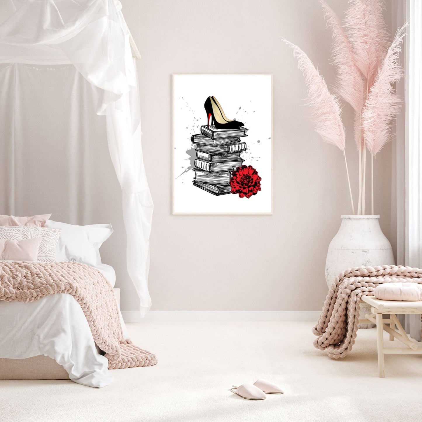 Books and heels