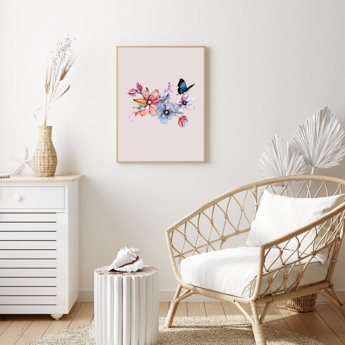 Minimalist Floral Pink