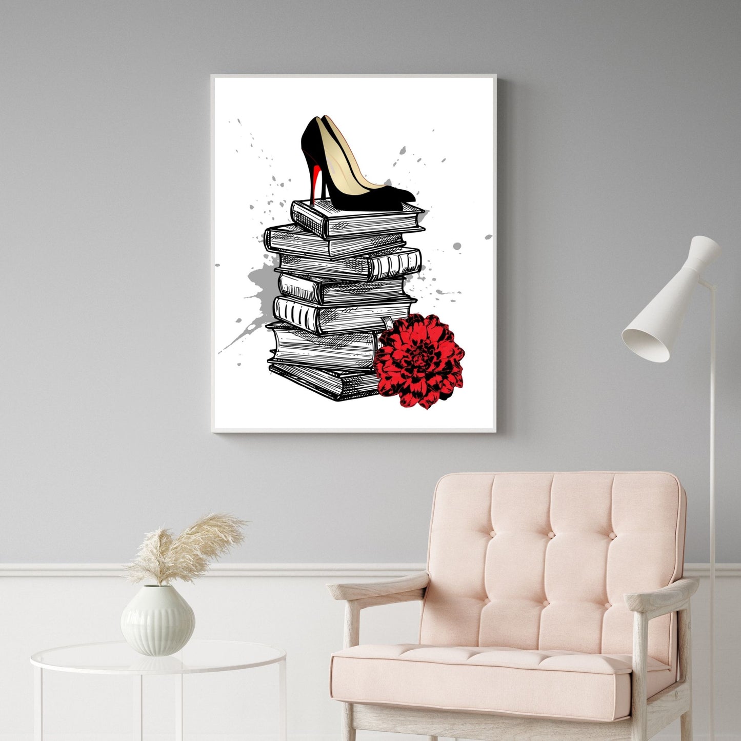 Books and heels