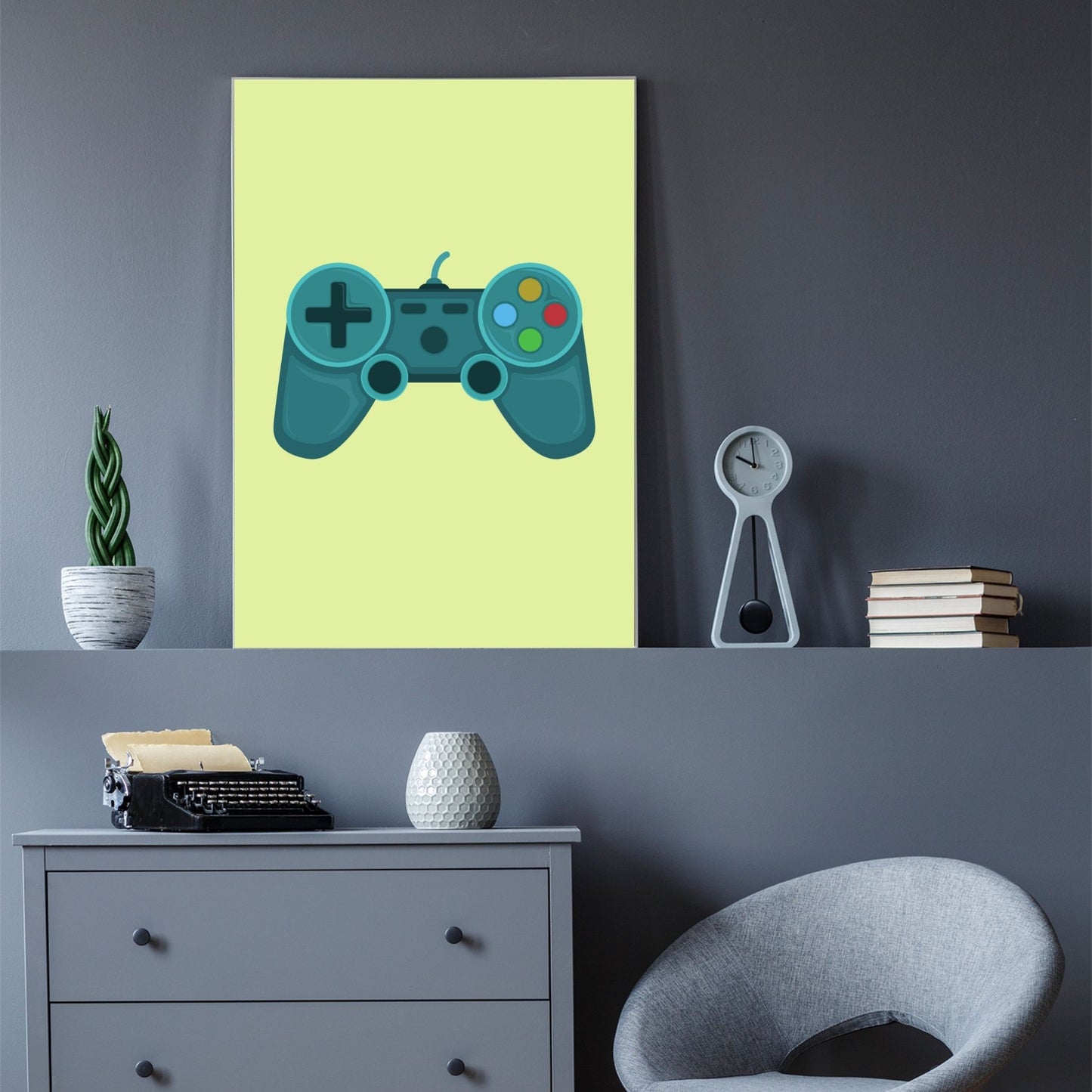 Yellow Video Game Controller