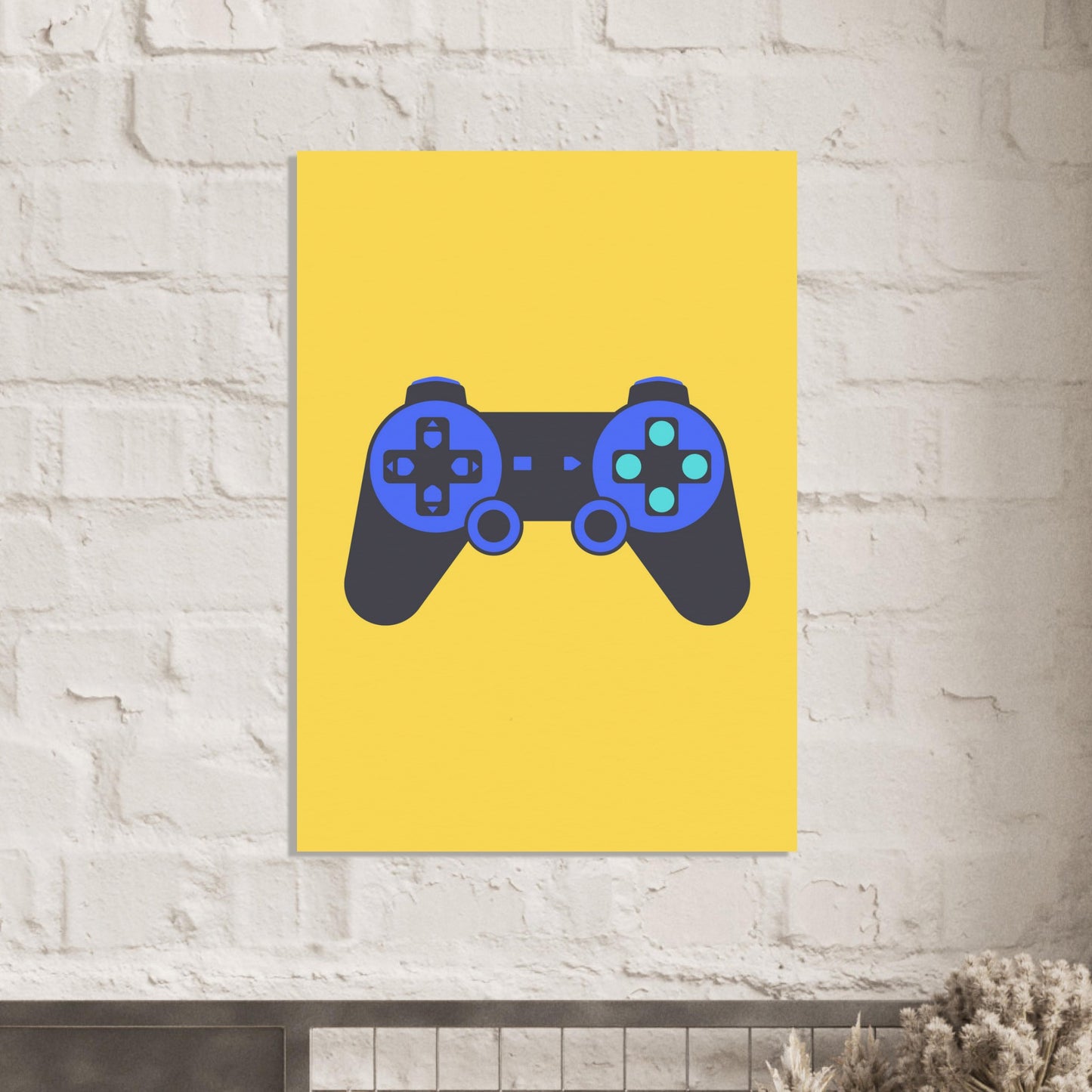 Yellow Gaming Controller