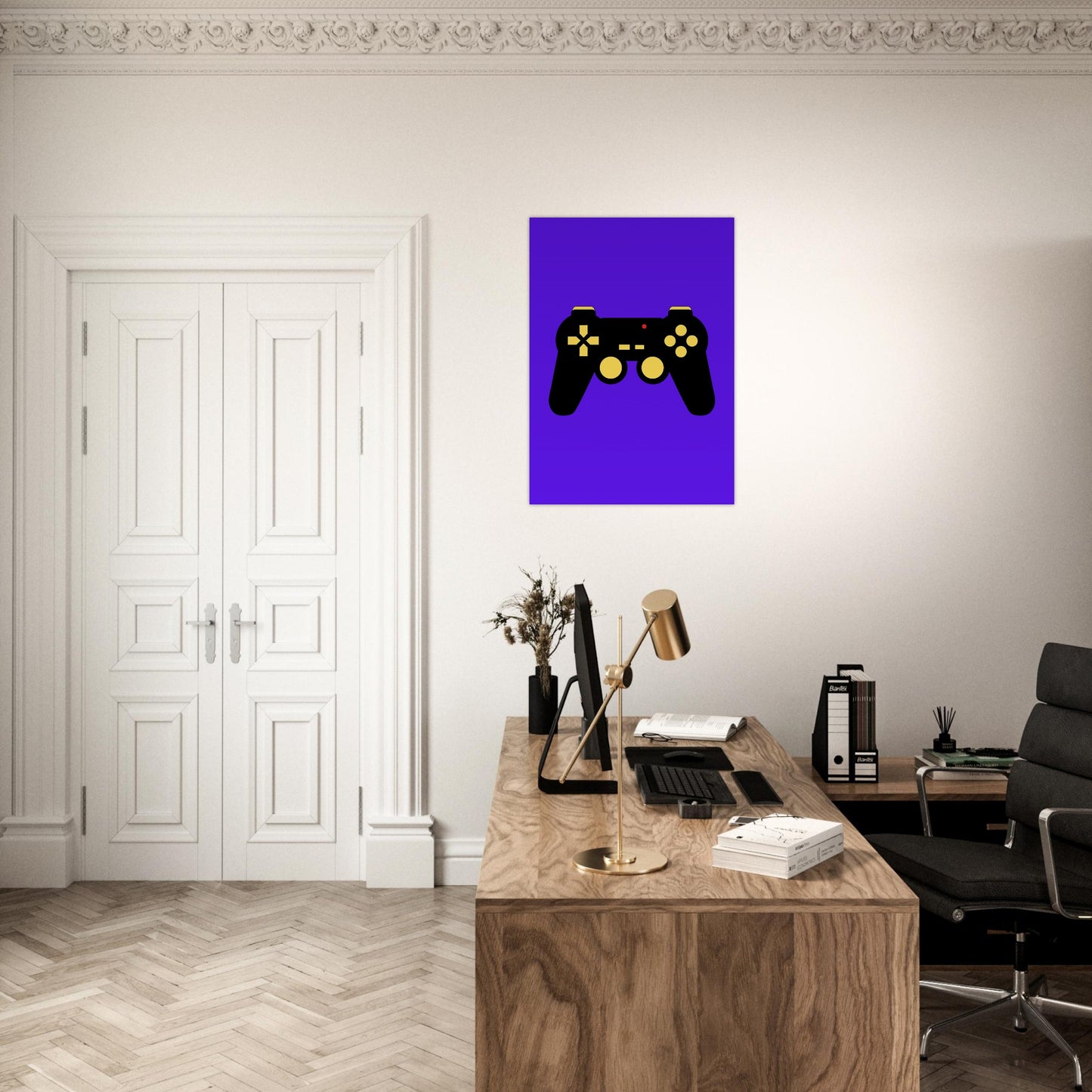 Purple Gaming Controller