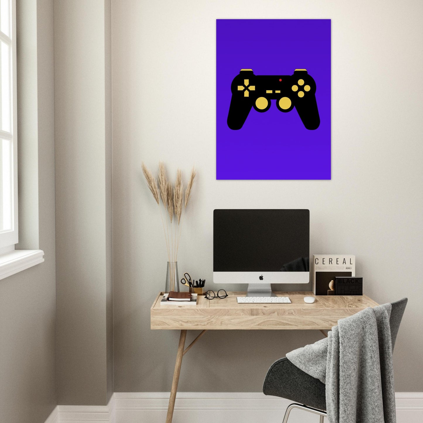 Purple Gaming Controller