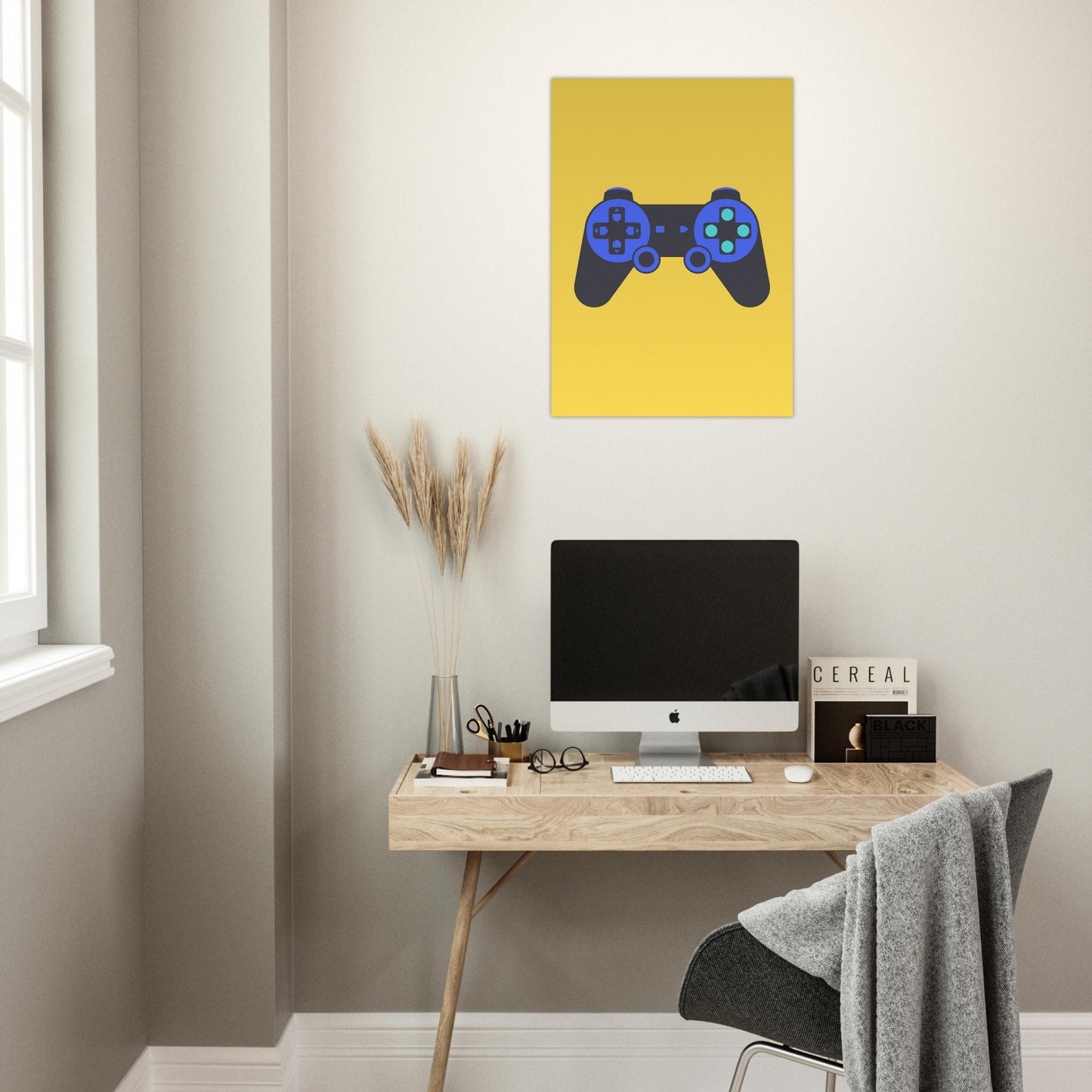 Yellow Gaming Controller