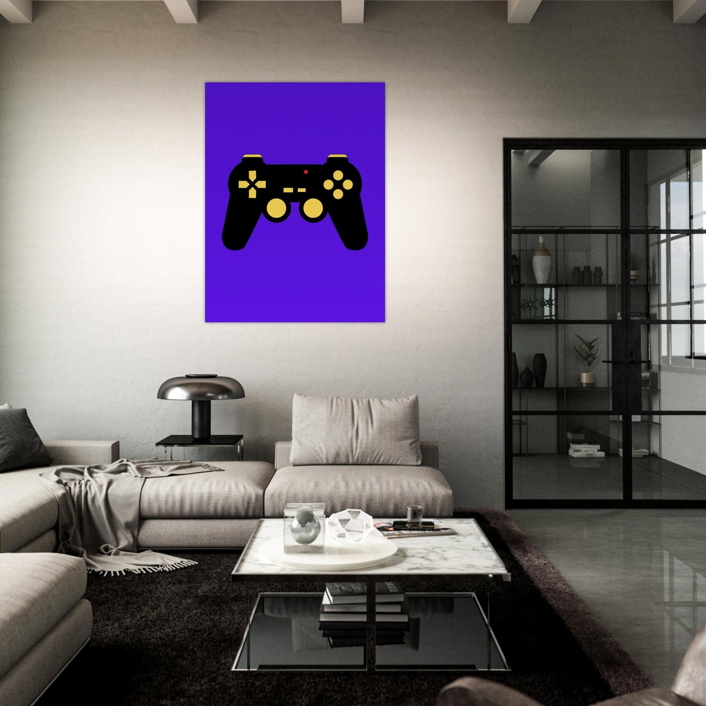 Purple Gaming Controller