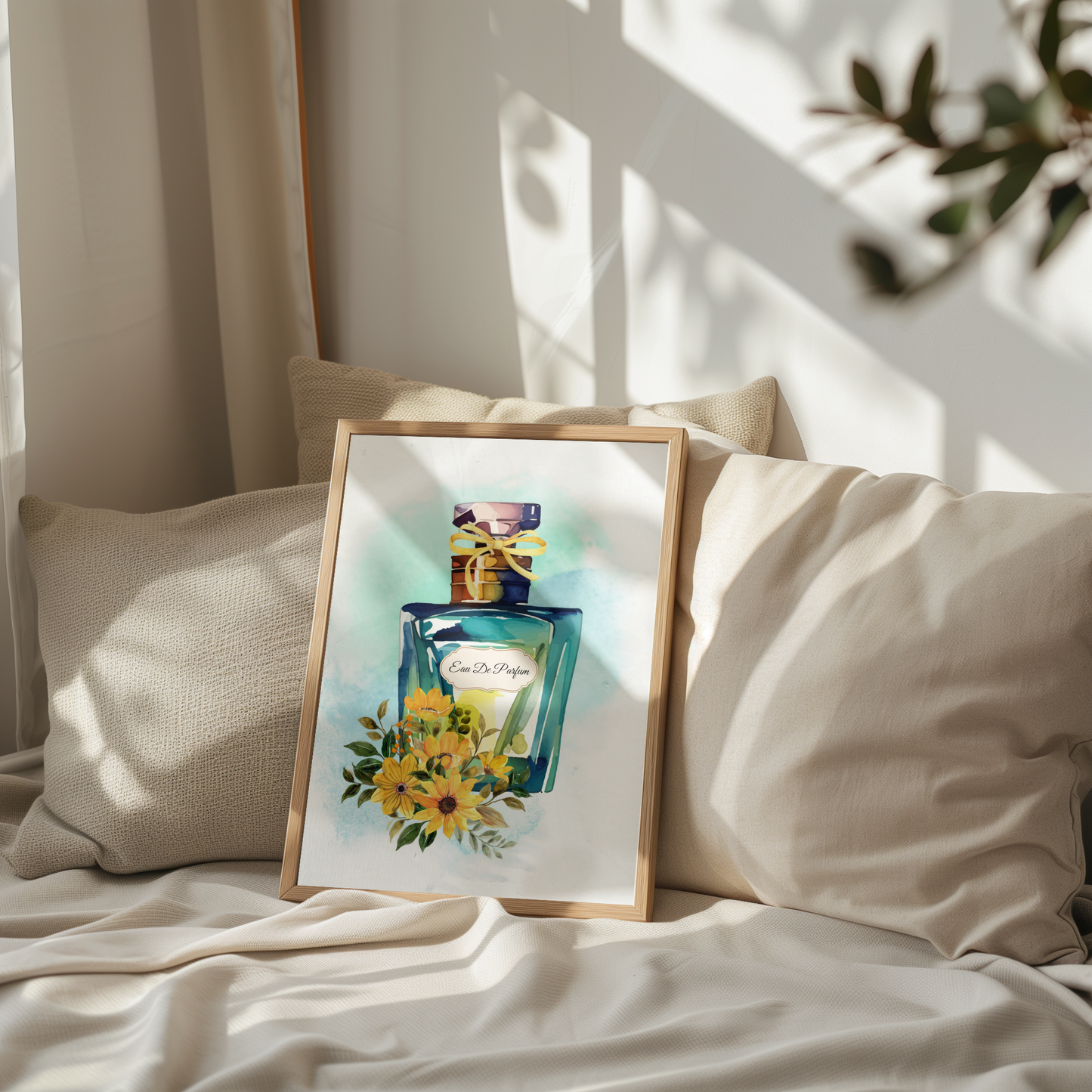 Teal Vintage Perfume