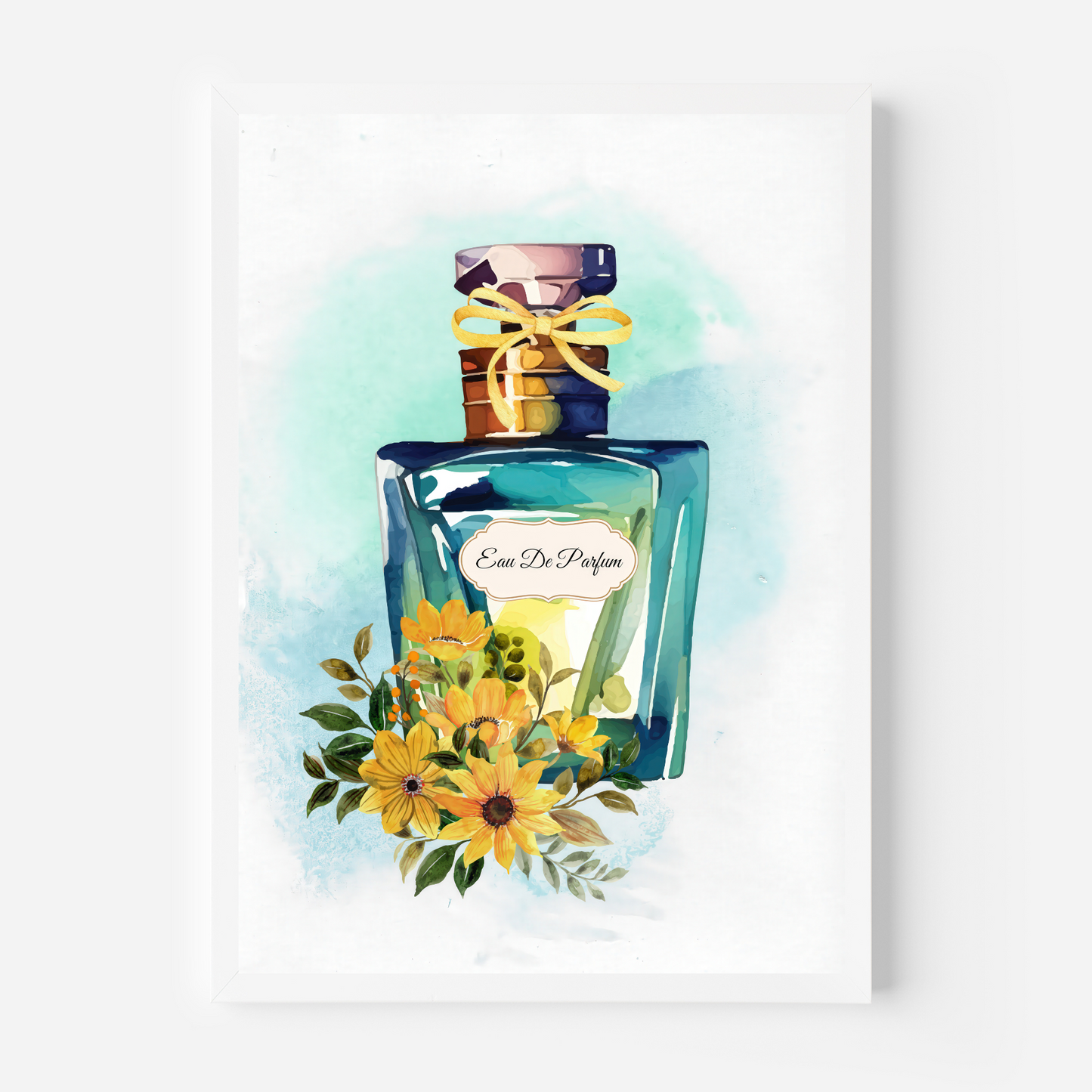 Teal Vintage Perfume