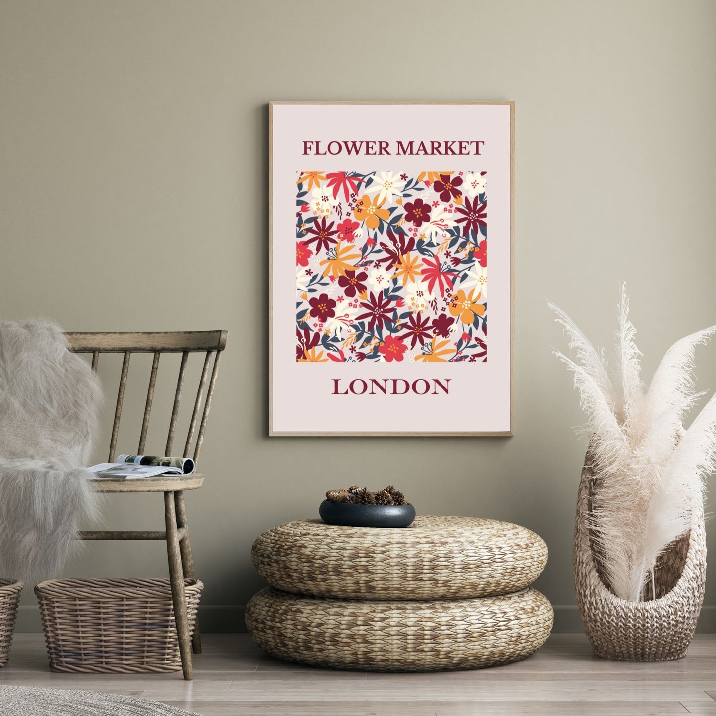 Flower Market Pink
