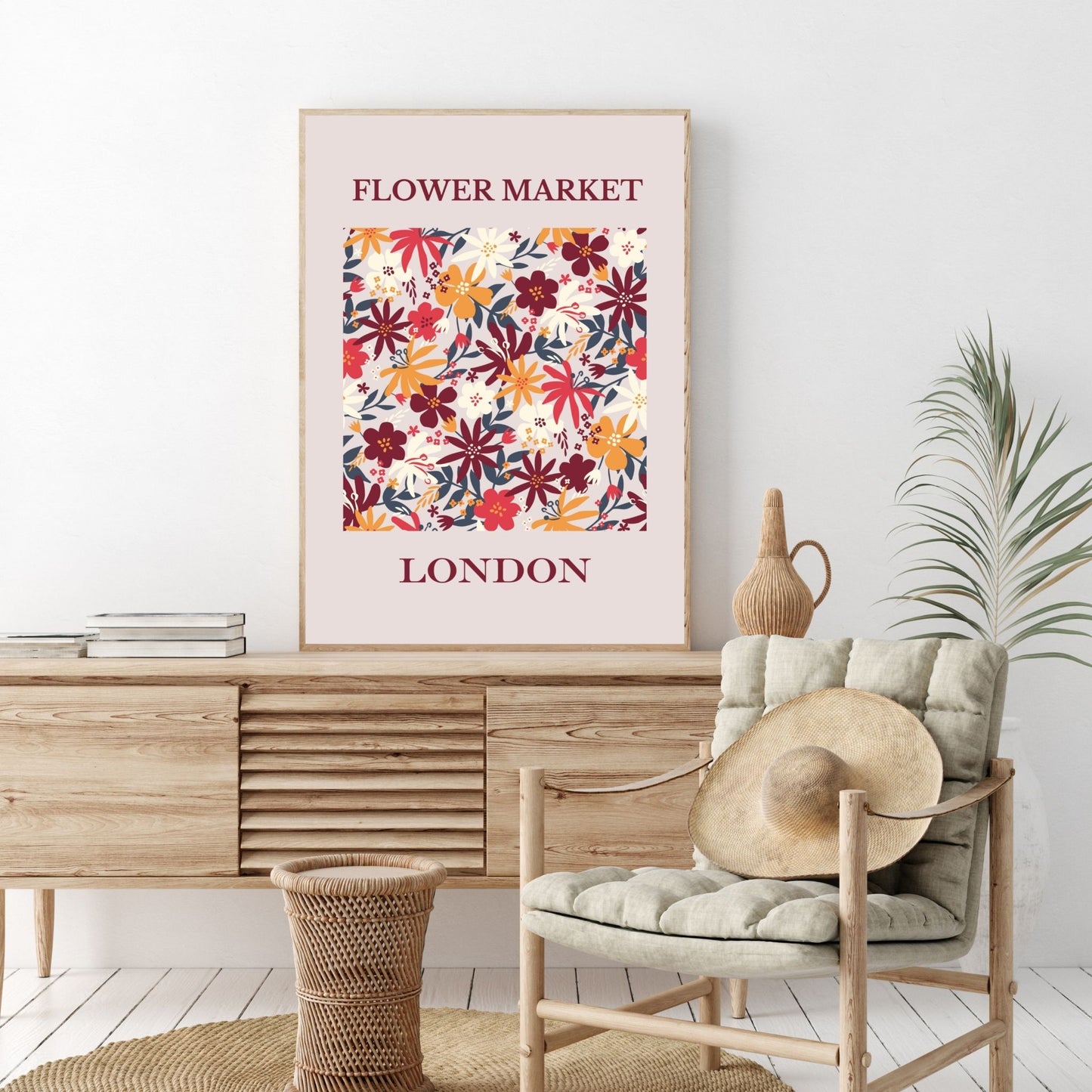 Flower Market Pink