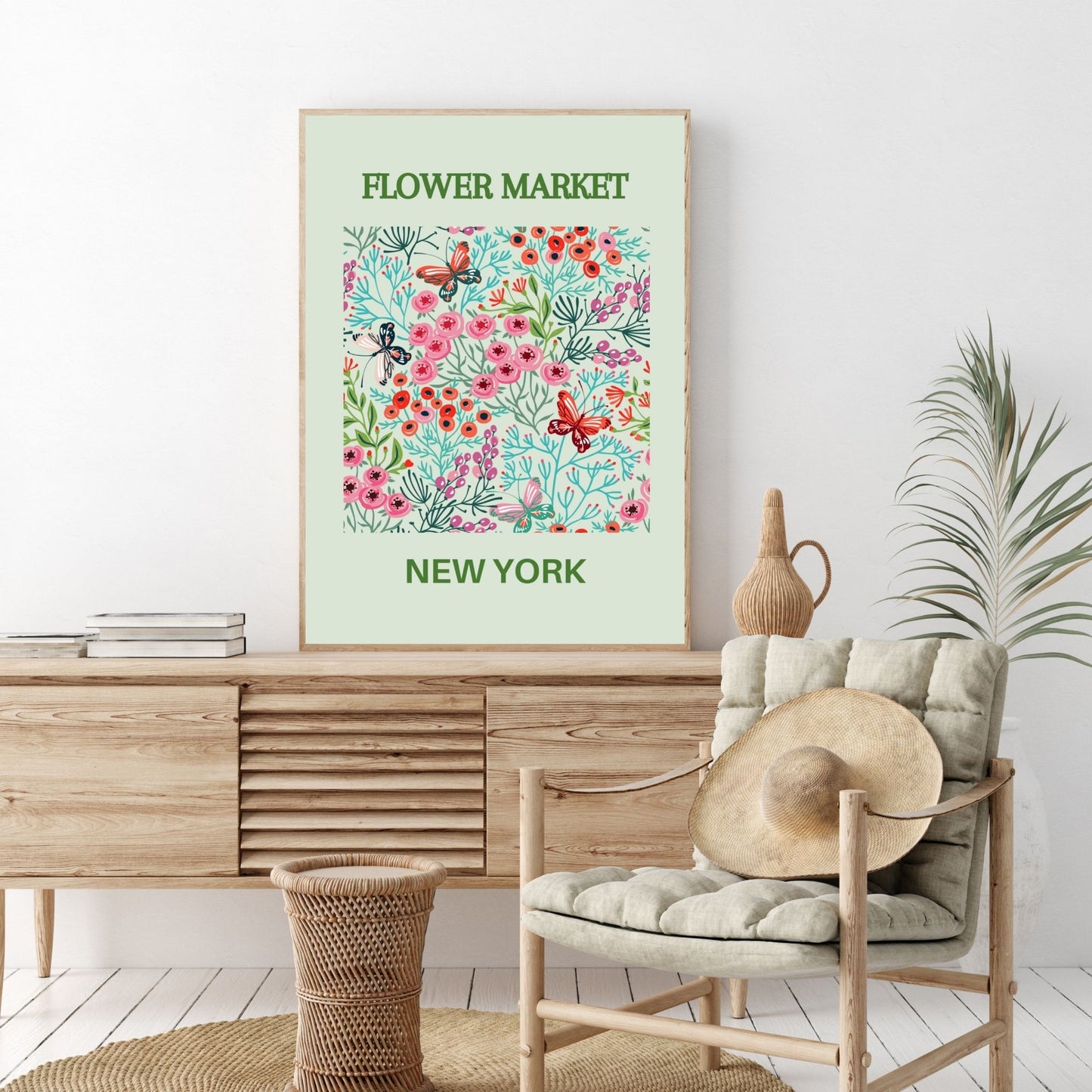 Flower Market Green