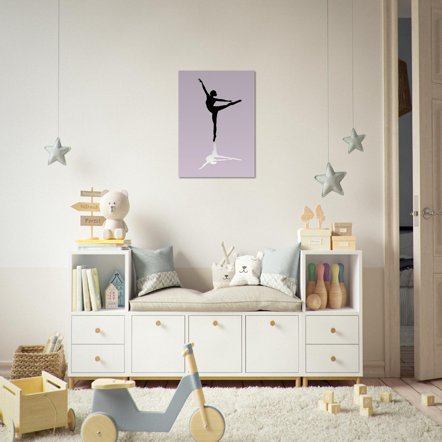 Ballet Dancer Purple