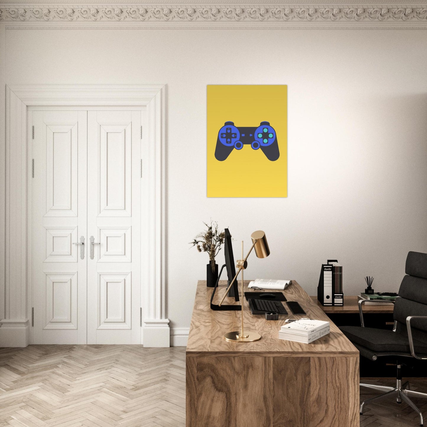 Yellow Gaming Controller