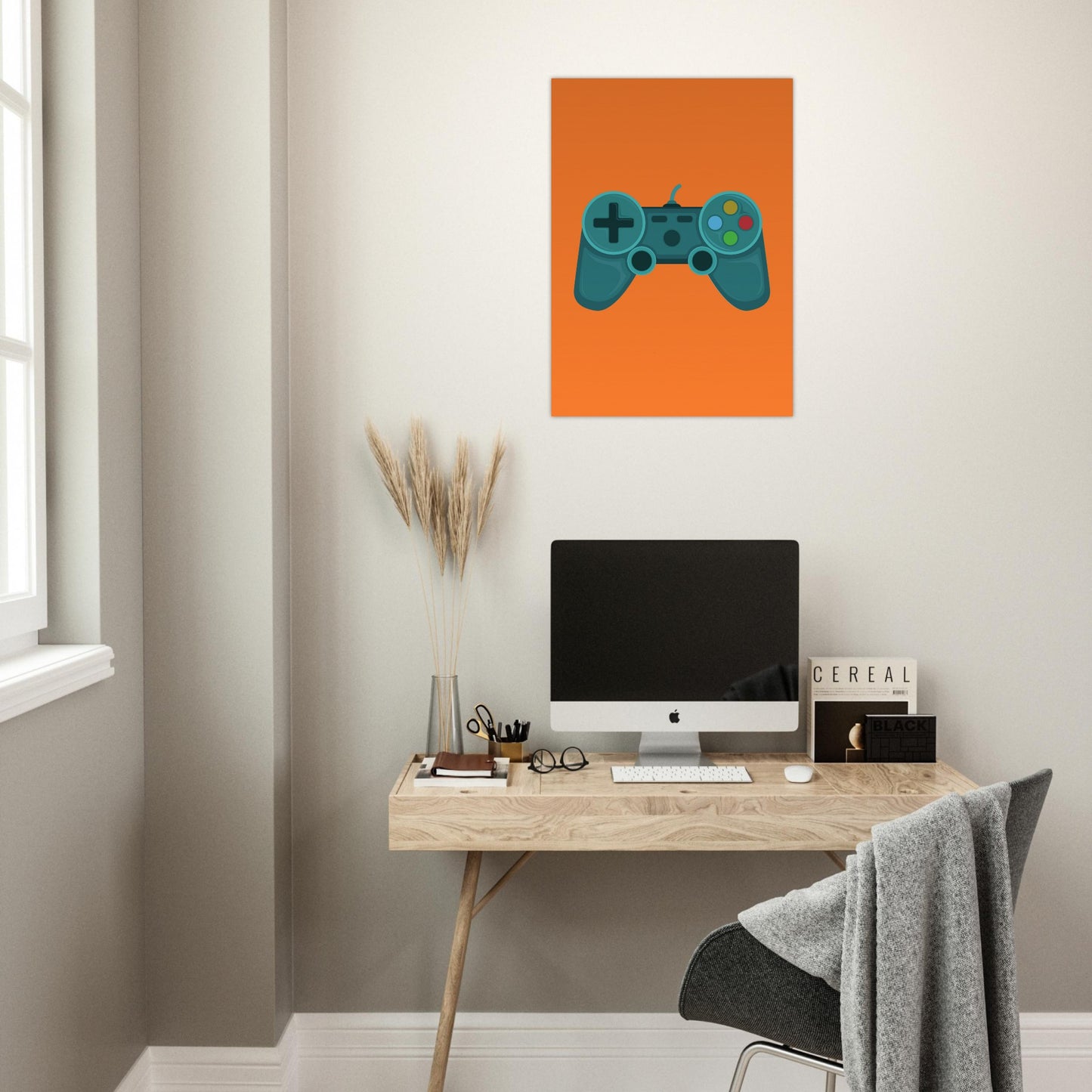 Orange Gaming Controller