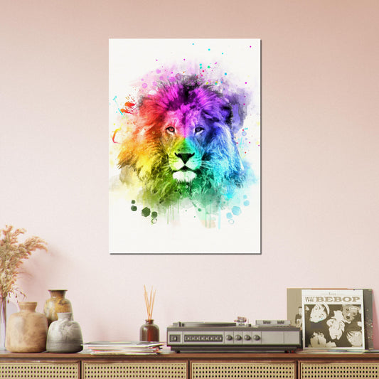 Watercolour Lion