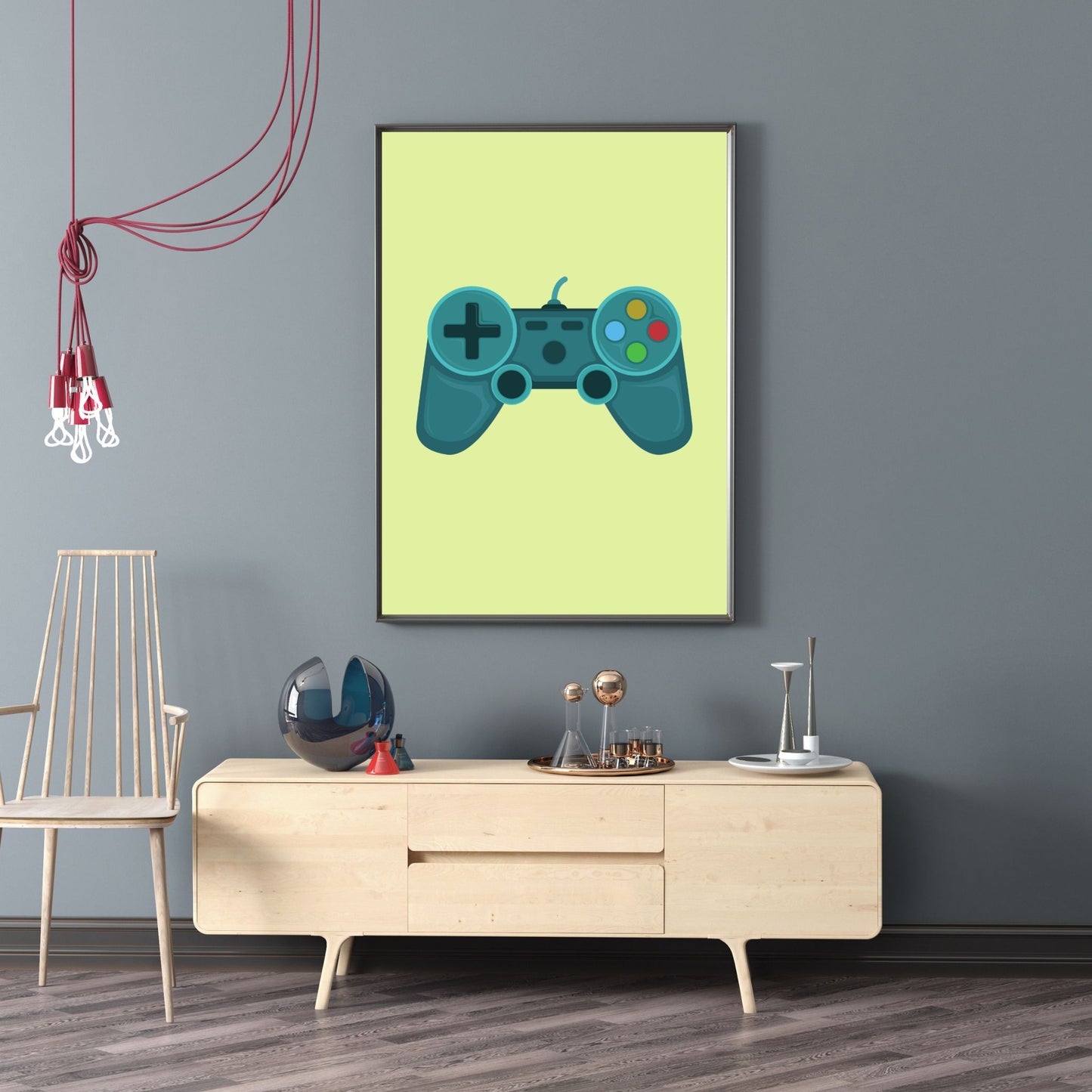 Yellow Video Game Controller