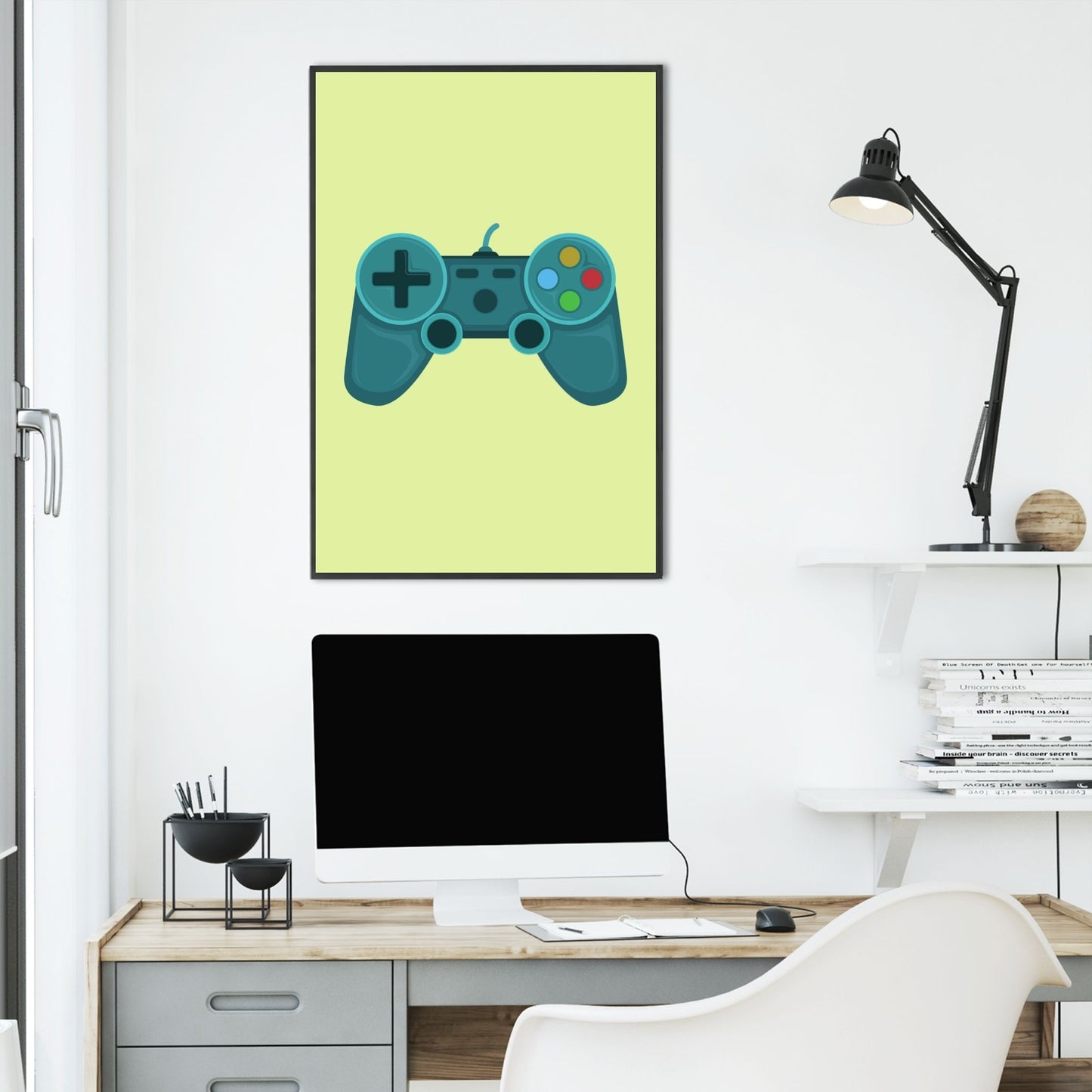 Yellow Video Game Controller