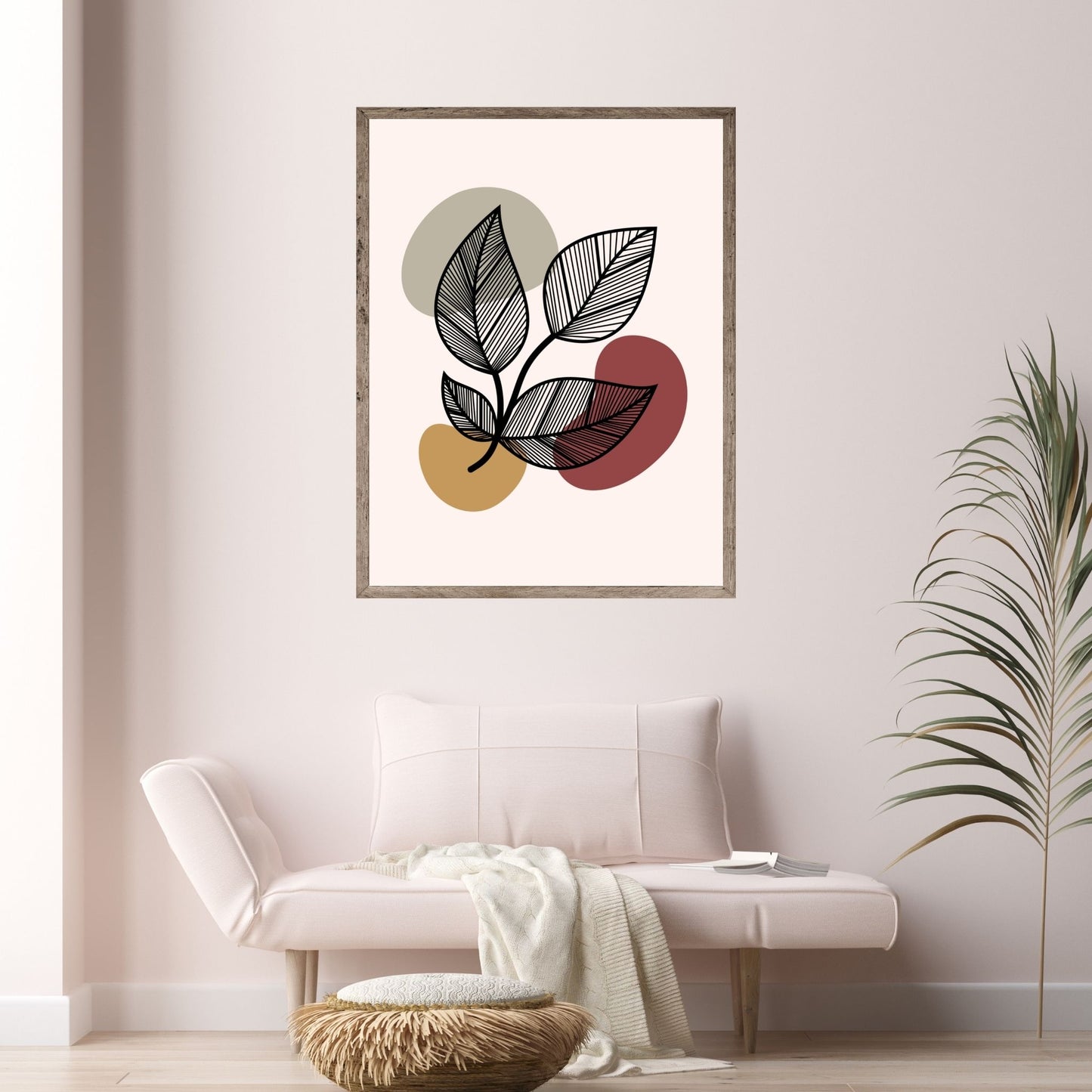 Earthy Abstract Leaves