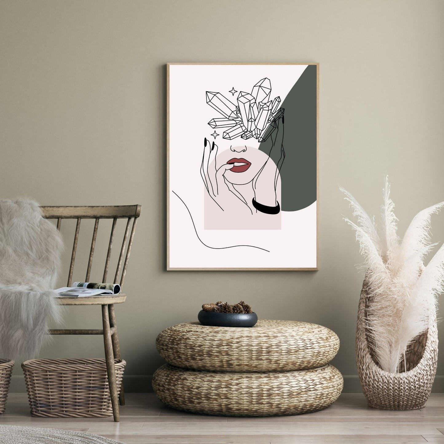 Abstract Modern Feminine