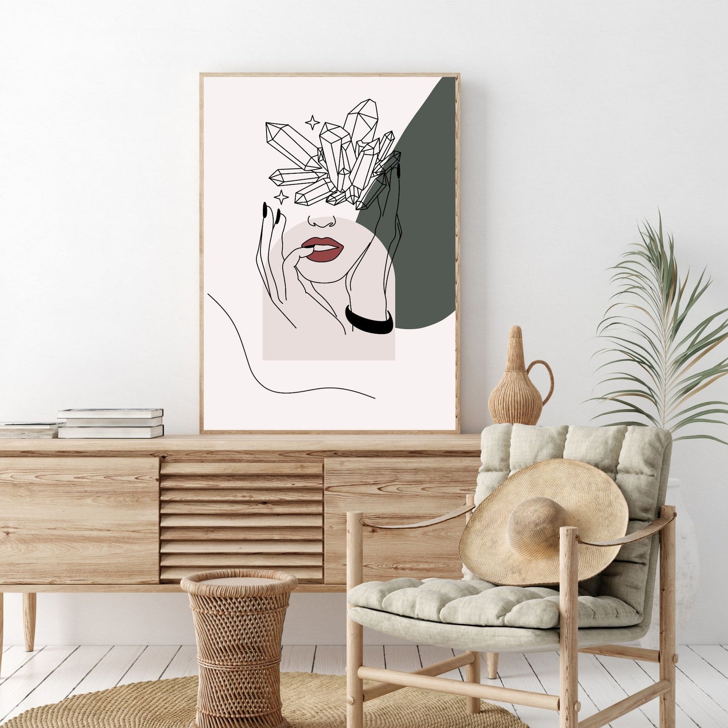 Abstract Modern Feminine