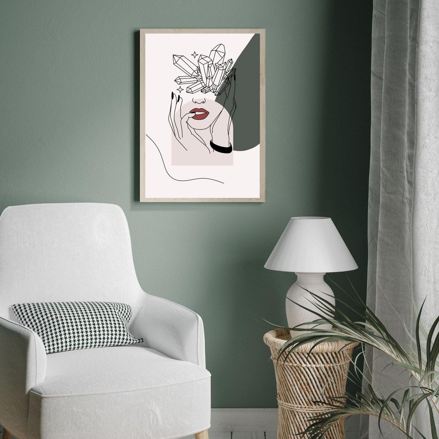 Abstract Modern Feminine