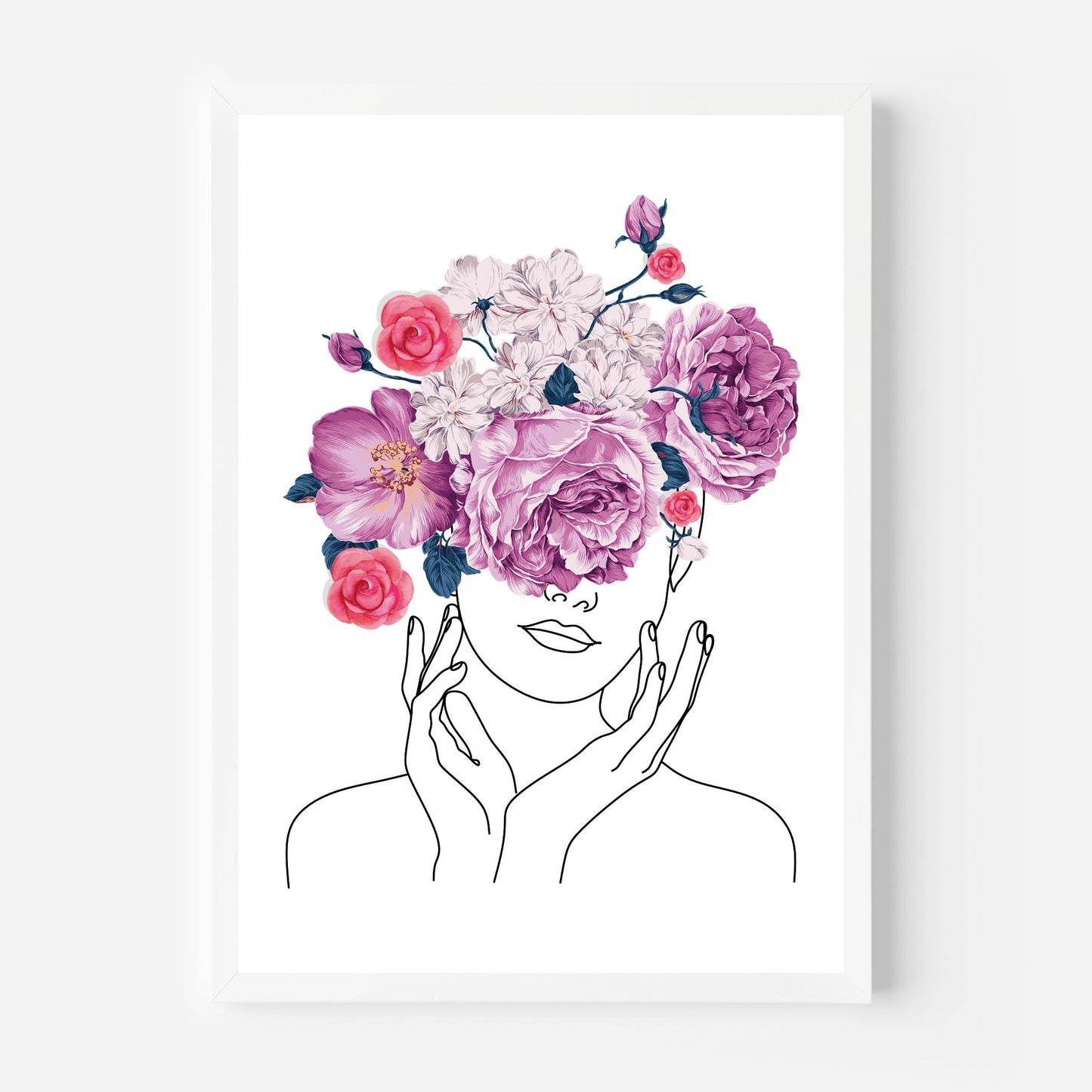 Line Art Flowers