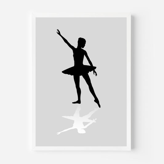 Ballet Dancer Grey