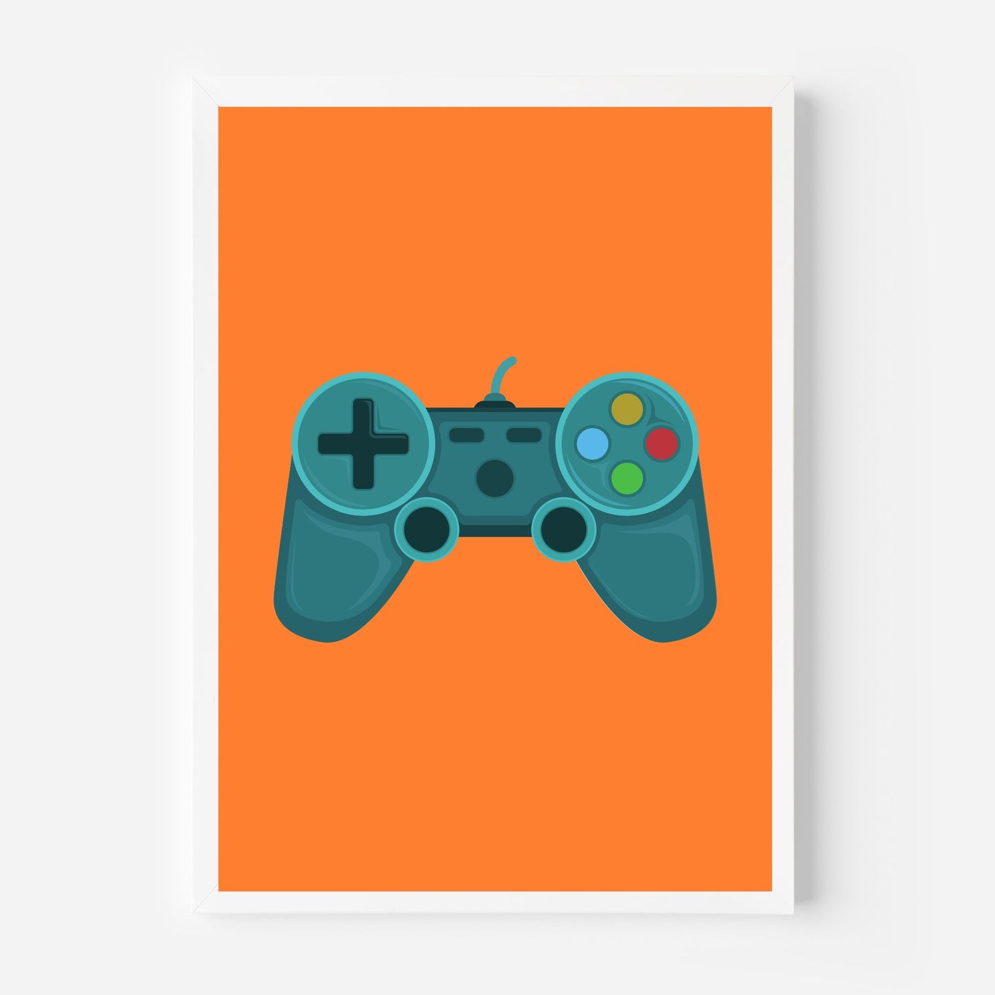 Orange Gaming Controller