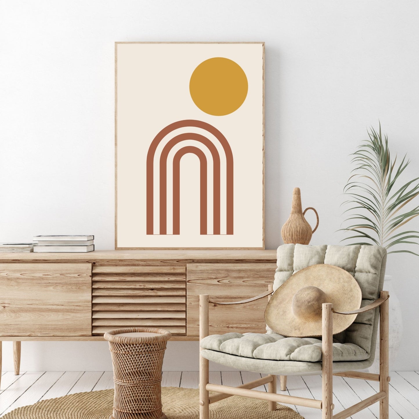 Boho Neutral Rainbow