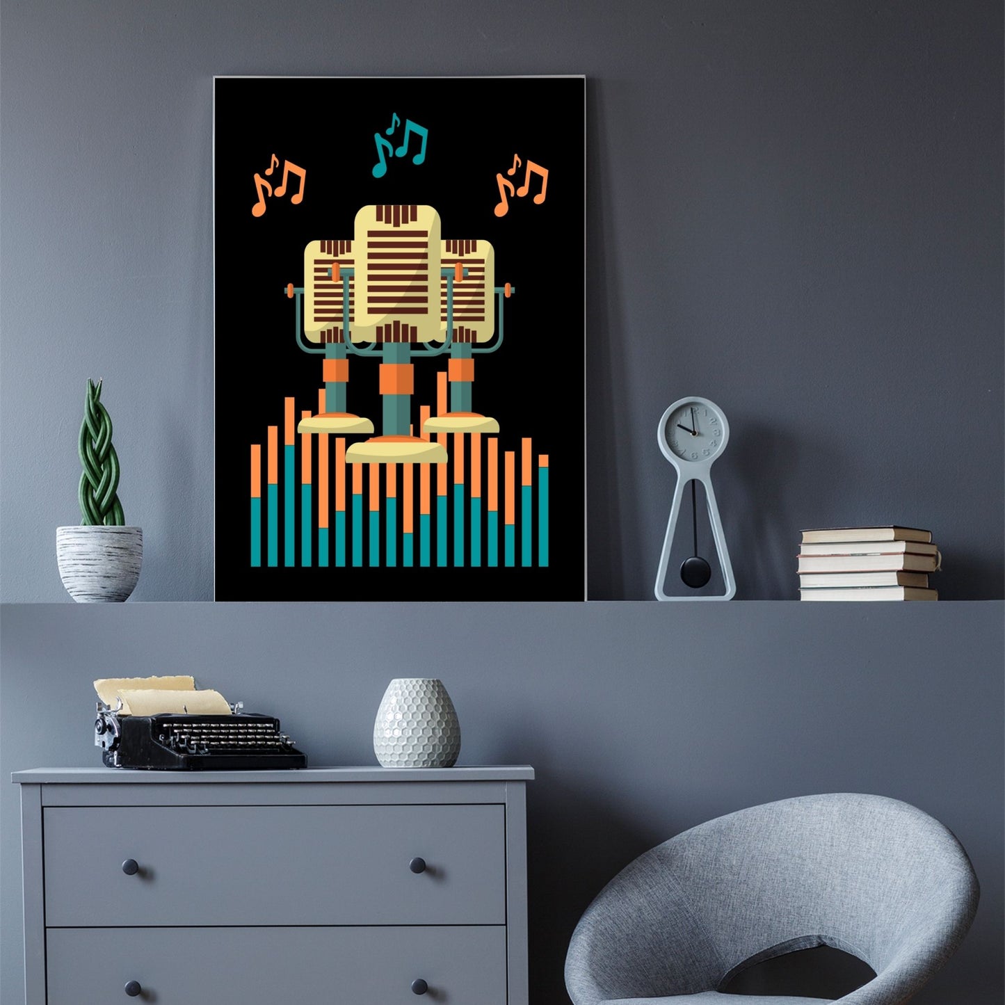 Retro Music Note