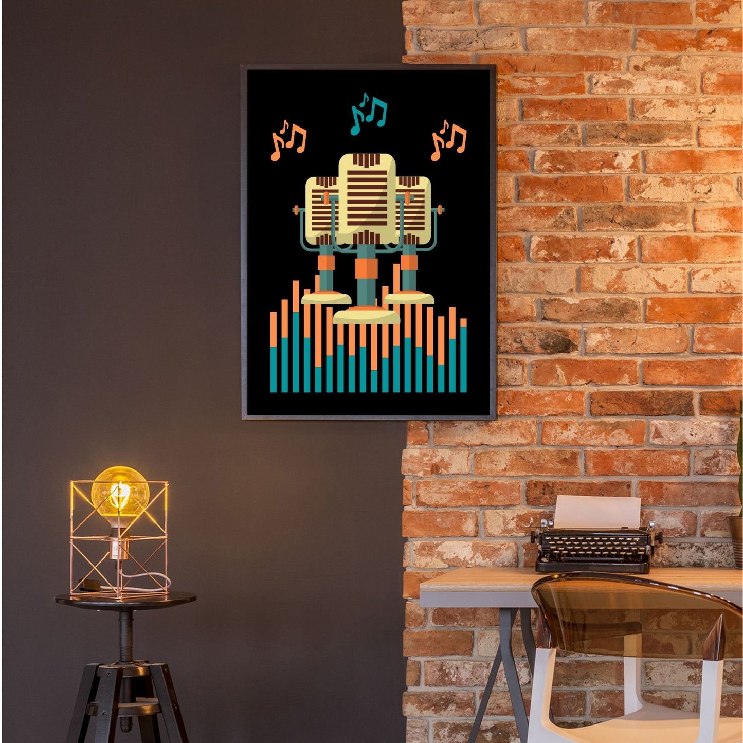 Retro Music Note