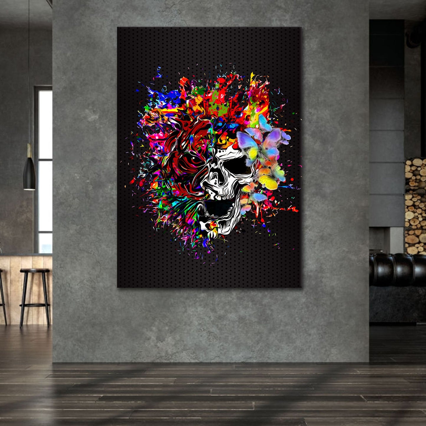 Abstract Skull